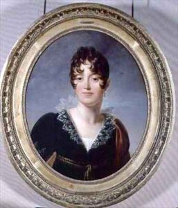 Portrait of Desiree Clary 1781-1860 Princess Royal of Sweden