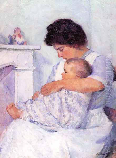 Mother and Child (White Mantel) 1912 - view 1