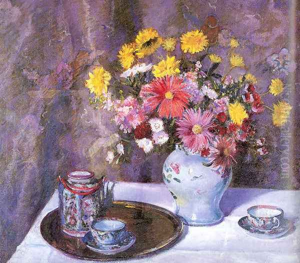 Imari Tea Set - view 1