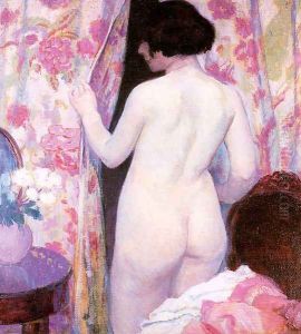 Nude with Drapery 1925 by Bernhard Gutmann