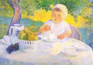 In the Garden by Bernhard Gutmann