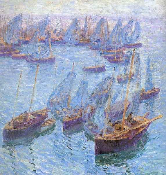 Breton Fishing Boats 1912 - view 1