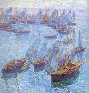 Breton Fishing Boats 1912 by Bernhard Gutmann