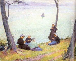 Breton Lacemakers 1912 by Bernhard Gutmann