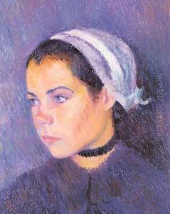 Breton Girl 1909 by Bernhard Gutmann