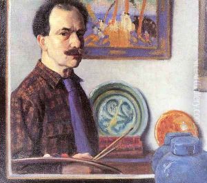 Mirror Self-Portrait by Bernhard Gutmann