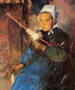 The Spinner of Pont-Aven 1909
