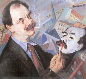 Two Natures (Self-Portrait) 1928 by Bernhard Gutmann