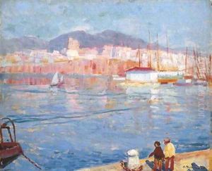 Early Morning Mallorca (St. Catalina from the Pier) by Bernhard Gutmann