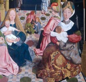 The Holy Kinship (detail) 2