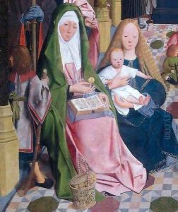 The Holy Kinship (detail) 3