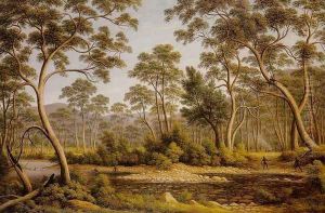 River Nile, Van Diemen's Land, from Mr Glover's Farm by John Glover