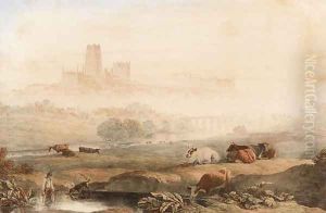 View of Durham by John Glover