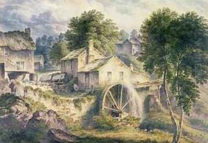 Mill in Bonsall Dale Derbyshire