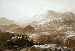Dolyddelan Castle and Moel Siabod by John Glover