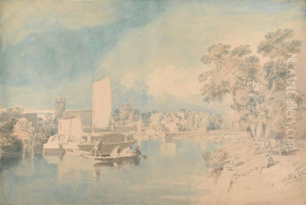The Thames at Isleworth - view 1