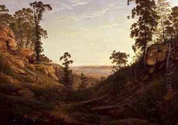 The River Derwent and Hobart Town Tasmania - view 1