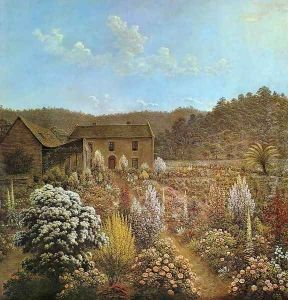 The Artist's House and Garden by John Glover