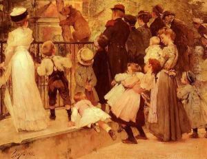 Au Jardin Des Plantes (At the Botanical Gardens) by Henri-Jules-Jean Geoffroy (Geo)