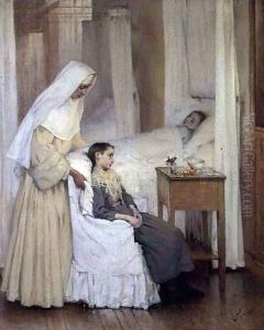 At Notre-Dame du Perpetuel Bon Secours Hospital by Henri-Jules-Jean Geoffroy (Geo)