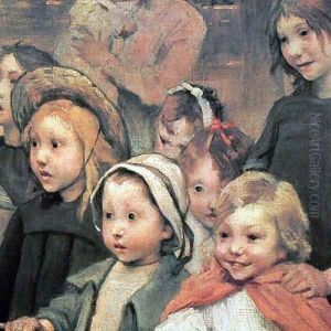 The Children by Henri-Jules-Jean Geoffroy (Geo)