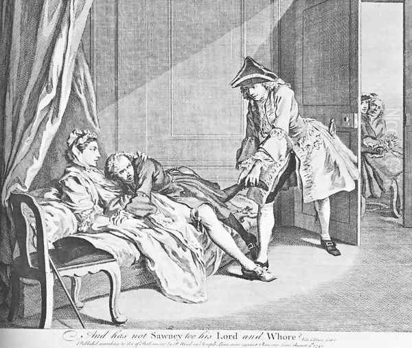 "And Has Not Sawney Too His Lord and Whore" 1742 - view 1