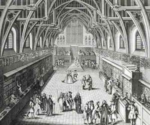 Westminster Hall The First Day of Term A Satirical Poem by Hubert-Francois Gravelot