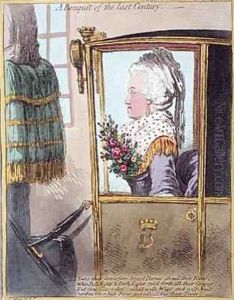A Bouquet of the Last Century by James Gillray