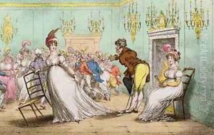 A Broad Hint of Not Meaning to Dance by James Gillray
