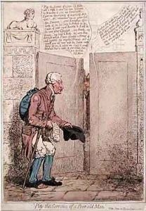 Pity the Sorrows of a Poor Old Man by James Gillray