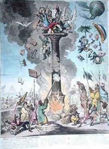 Siege de la Colonne de Pompee or Science in the Pillory