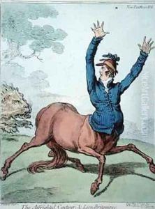 The Affrighted Centaur and the Lion Britanique