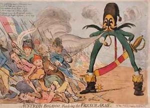 Austrian Bugaboo Funking the French Army by James Gillray