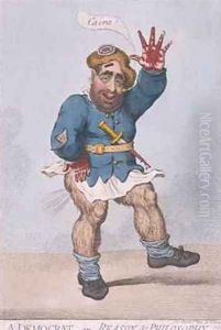 A Democrat or Reason and Philosophy by James Gillray