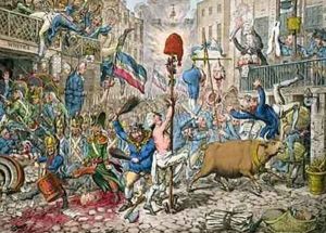 The Promised Horrors of the French Invasion 2 by James Gillray