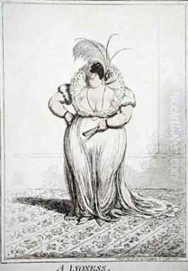 A Lyoness by James Gillray