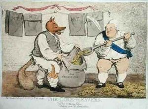 The Cole Heavers by James Gillray