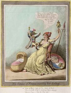 The Genius of France Nursing her Darling