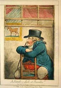 A Standing dish at Boodles by James Gillray