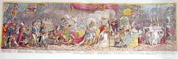 The Grand Coronation Procession of Napoleon the 1st Emperor of France from the Church of Notre Dame - view 1