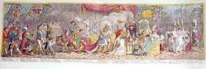 The Grand Coronation Procession of Napoleon the 1st Emperor of France from the Church of Notre Dame by James Gillray