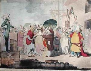 A Sale of English Beauties in the East Indies by James Gillray
