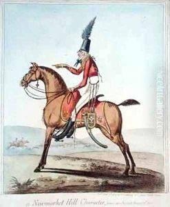 A Newmarket Hill Character drawn upon the spot by James Gillray