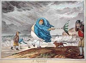 A Squall by James Gillray