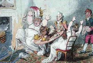Advantages of Wearing Muslin Dresses dedicated to the serious attention of the fashionable ladies of Great Britain by James Gillray