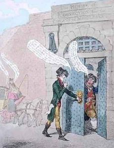 Citizens Visiting the Bastille by James Gillray