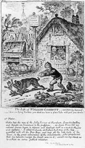 Plate 1 from The Life of William Cobbett by James Gillray