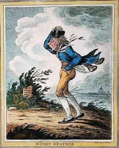 Windy Weather by James Gillray