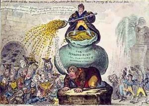 John Bull and the Sinking Fund or A Pretty Scheme for Reducing Taxes and Paying off the National Debt by James Gillray