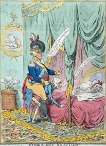 Fashionable Jockeyship by James Gillray